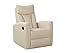 Monarch Specialties (white) Recliner chair, 30' L x 30' W x 41' H