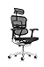 Ergohuman Eurotech ME7ERG GEN2 High Back Mesh Office, Computer, or Gaming Chair w/Tilt Tension Control & Lock, Back Angle/Height, Swivel Arms, Seat Height,/Depth, and Arm Height Adjustments, Black