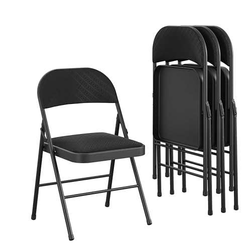 Cosco Fabric Folding Chair Black