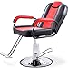 Merax Hydraulic Recliner Barber Chair for Hair Salon with 20% Extra Wider Seat & Heavy Duty Hydraulic Pump, 2021 Upgraded Salon Beauty Equipment (Black & Red).