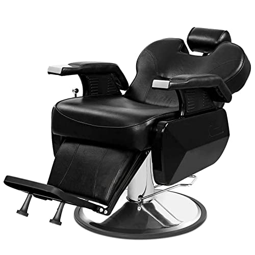 All Purpose Reclining Barber Chair Salon Spa Barberia Beauty Hydraulic Pump Barbershop Equipment