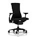 Herman Miller Embody Ergonomic Office Chair | Fully Adjustable Arms and Carpet Casters | Black Balance