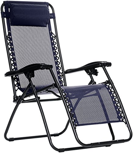 AmazonBasics Outdoor Zero Gravity Lounge Folding Chair