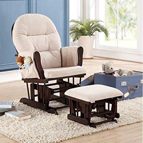 Naomi Home Brisbane Glider & Ottoman Set