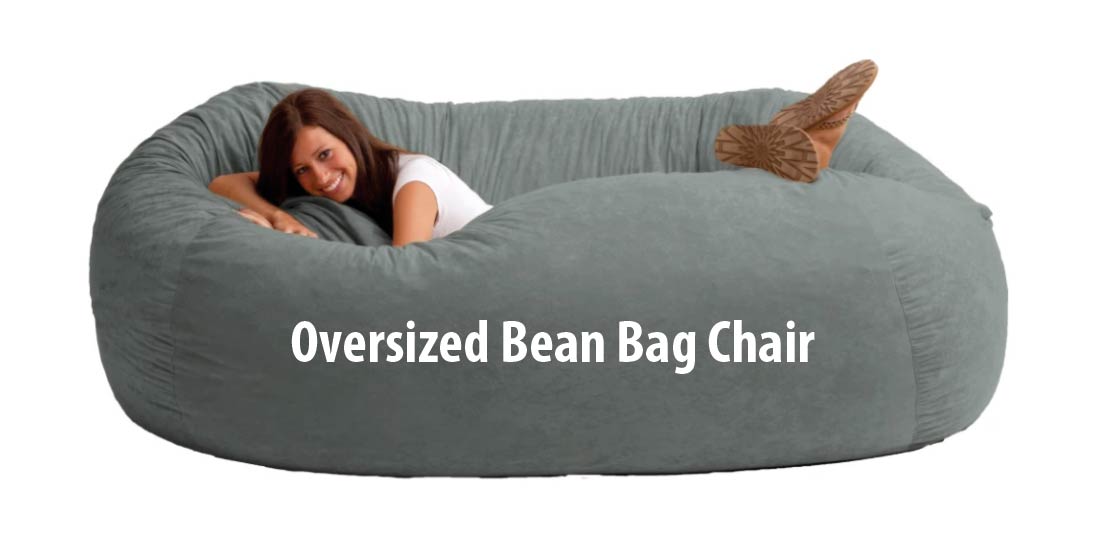 Oversized Bean Bag Chair In Steel Grey Reviews – HuntChair