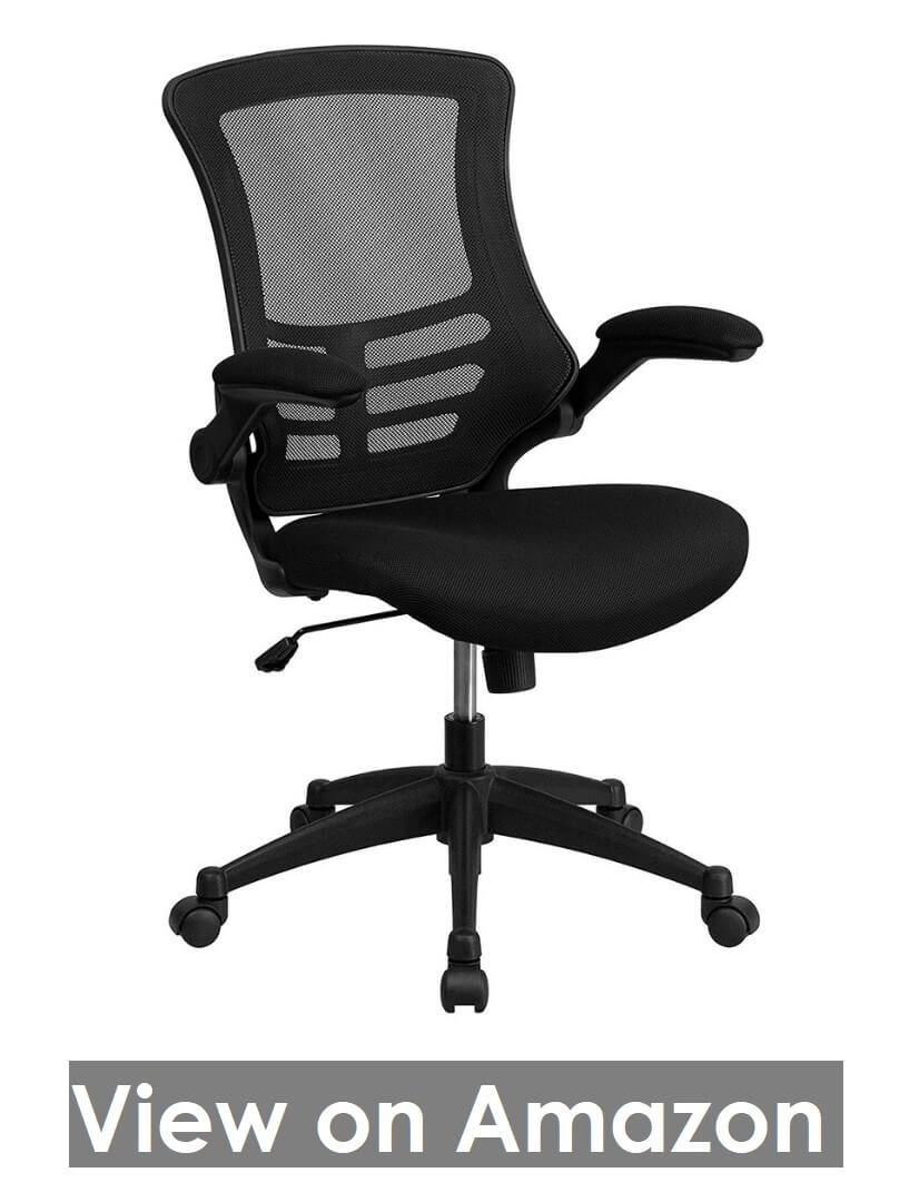 Mid-Back Black Mesh Swivel Task Chair