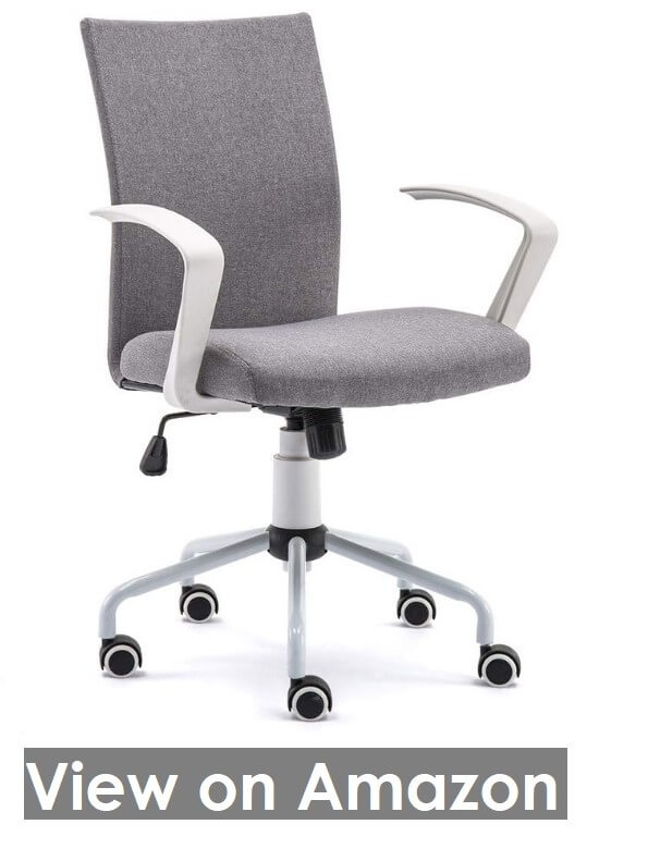 DJ·Wang Grey Modern Desk chair