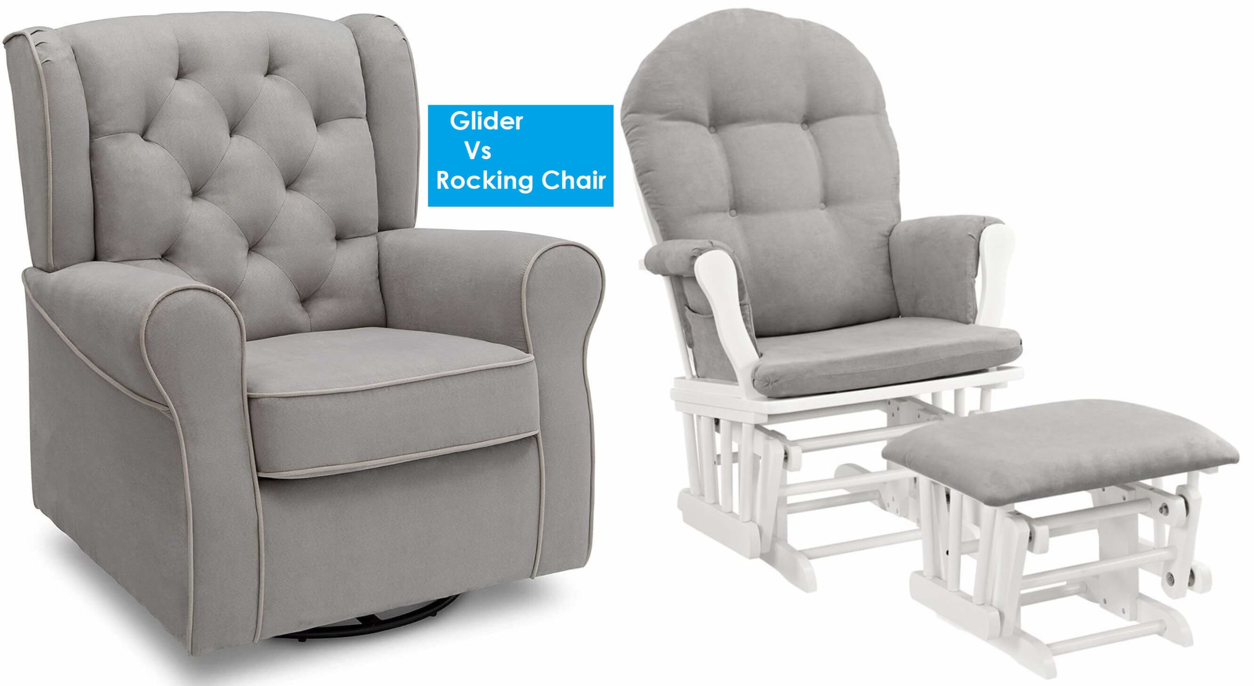 glider rocker with locking mechanism