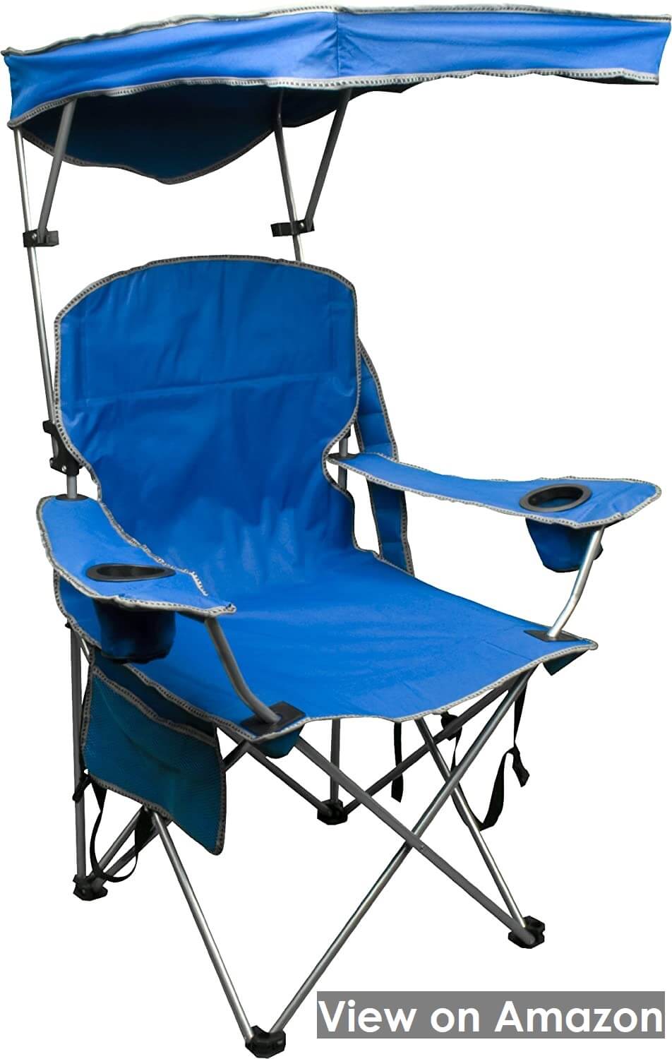 Quik Shade Adjustable Canopy Folding Camp Chair