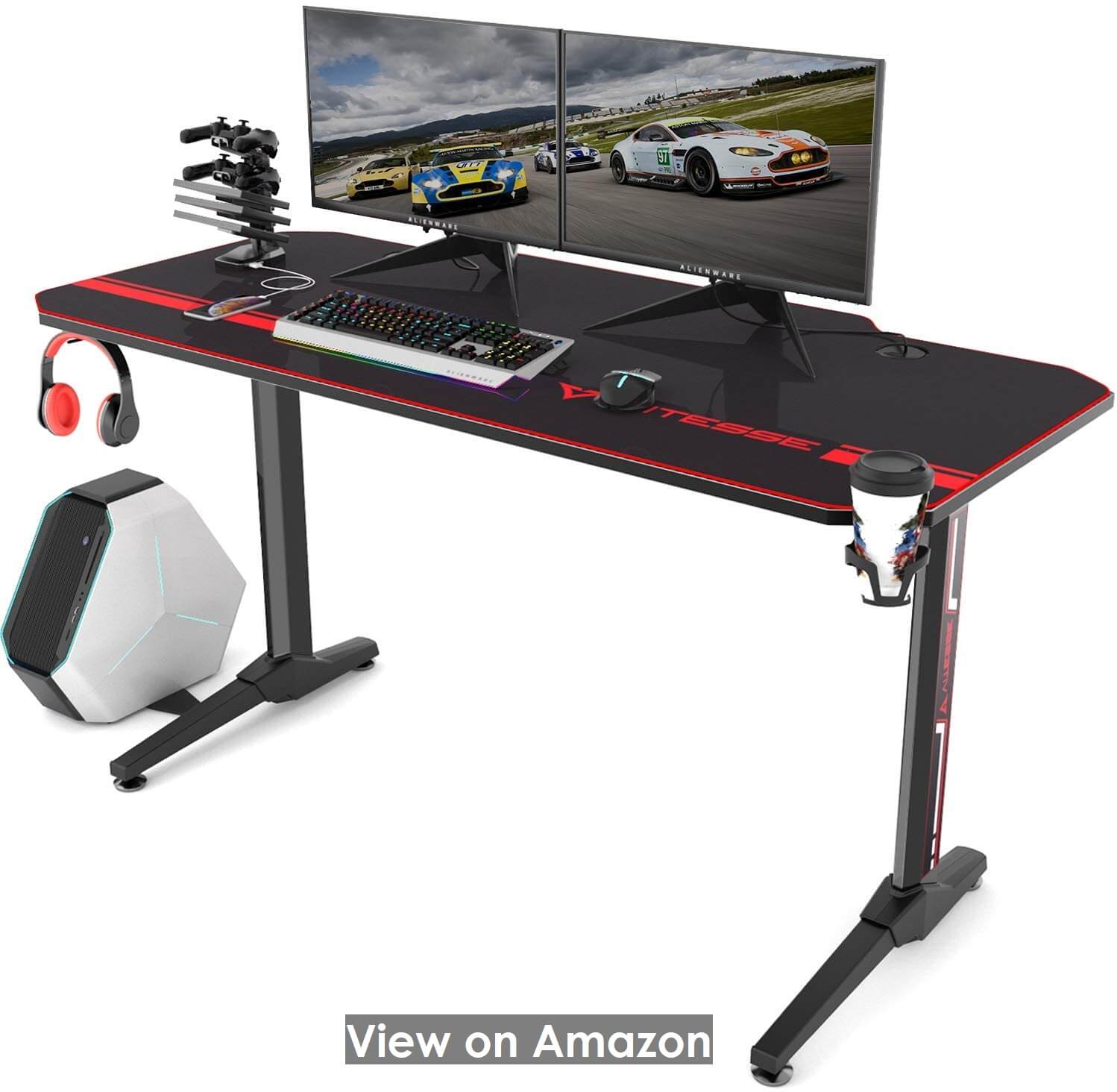 Vitesse 55 inch Gaming Desk